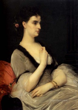  Academic Works - Portrait Of Countess E A Vorontsova Dashkova Academicism Alexandre Cabanel